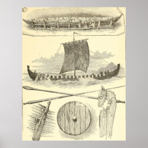  Vikings Artwork en Illustraties Poster