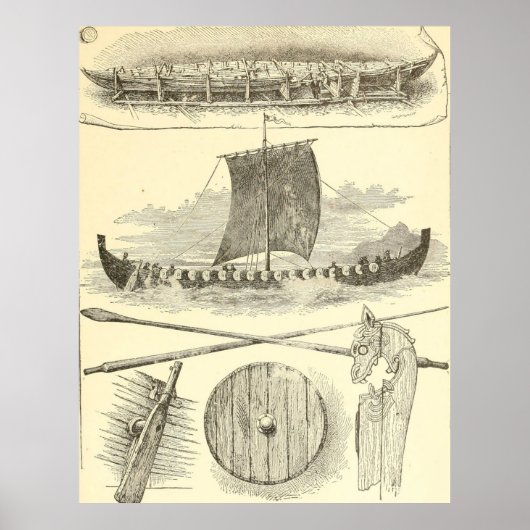  Vikings Artwork en Illustraties Poster (Voorkant)