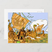 Vikings Briefkaart (Voorkant / Achterkant)