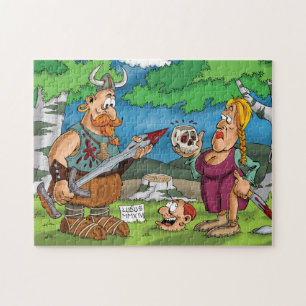 Vikings Cartoon Puzzle Legpuzzel