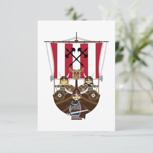 Vikings Fierce sur la carte RSVP Longship (Debout devant)