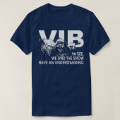 Vikings in BlackWe en Snow T-shirt (Design voorkant)