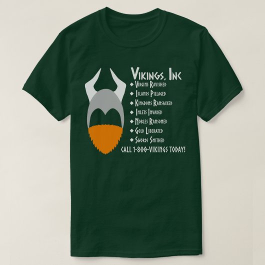 Vikings Inc T-shirt (Design voorkant)