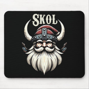 Vikings Kerstman Hoed Kerstmis Pyjama Cool Nordic  Muismat