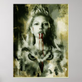 vikings koningin lagertha poster (Voorkant)