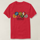 Vikings Shield Wall T-shirt (Design voorkant)