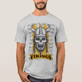 Vikings skeleton t-shirt (Voorkant)