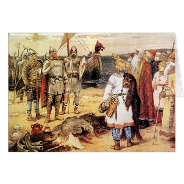 Vikings sur le rivage (Devant horizontal)