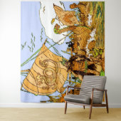 Vikings Wandkleed (In situ)