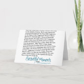 Vikingschip Ormen Korte Wenskaart Kaart (Achterkant)