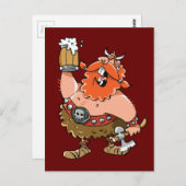 VIKINGSTRIJDER BRIEFKAART (Voorkant / Achterkant)