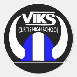 VIKS - Curtis High School Ronde Sticker
