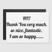 Vikta hälsningskort kort (Voorkant / Achterkant)