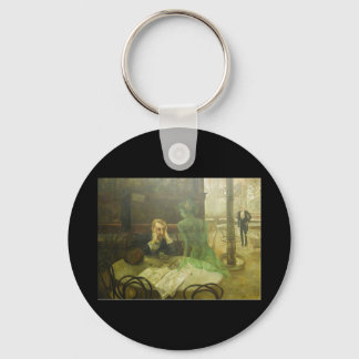 Viktor Oliva. Absinthe Drinker Sleutelhanger