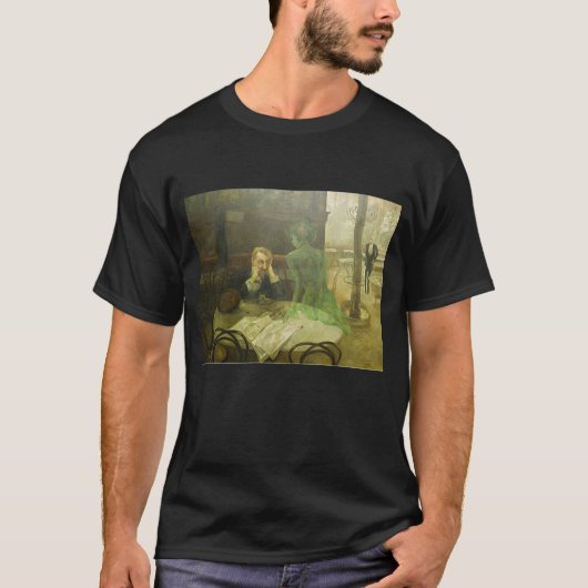 Viktor Oliva. Absinthe Drinker T-shirt (Voorkant)