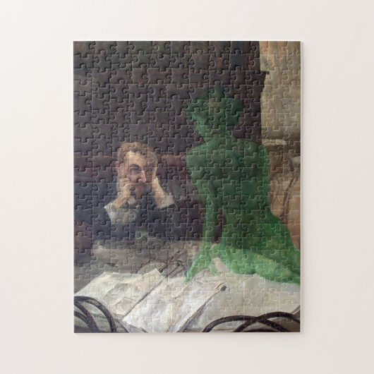 Viktor Oliva The Absinthe Drinker Legpuzzel (Verticaal)
