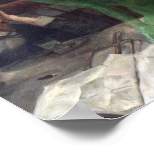 Viktor Oliva The Absinthe Drinker Poster (Hoek)