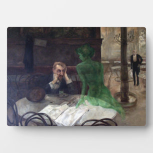 Viktor Oliva The Absinthe Drinker Poster Fotoplaat