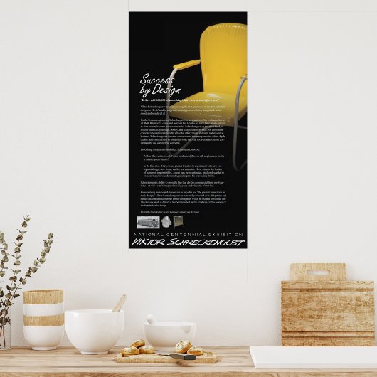 Viktor Schreckengost Industrial Design Legacy Poster (Keuken)