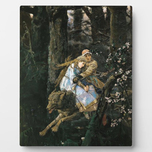 Viktor Vasnetsov - Ivan Tsarevich Riding Gray Wolf Fotoplaat (Voorkant)