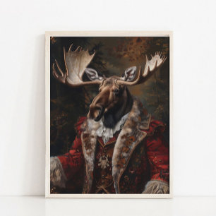 Viktoriaans dierenportret, gekleed dier kunst, Roy Poster