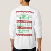 Vilain, drôle sweatshirt de Noël (Dos)