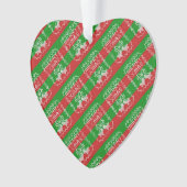 Vilain pull motif sonnettes Joyeux fils Xmas (devant)