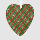 Vilain pull motif sonnettes Joyeux fils Xmas (devant)