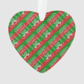 Vilain pull motif sonnettes Joyeux fils Xmas (dos)