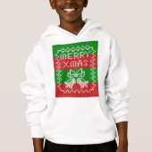 Vilain pull motif sonnettes Joyeux fils Xmas (Devant)