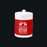 Vilain Sweater QR Code Bonne année!<br><div class="desc">Moose & Oie / Elk / Chandail Caribou Pixel Art Jacquard Motif Knitwear ~ QR Lit Joyeux Noël / Bonne année! Globe Trotters se spécialise dans l'imagerie idiosyncratique du monde entier. Vous y trouverez des Cartes de Voeux,  Cartes Postales,  Posters,  Mousepads et plus encore.</div>