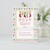 Vilaine fête Motif de Noël RSVP (Debout devant)