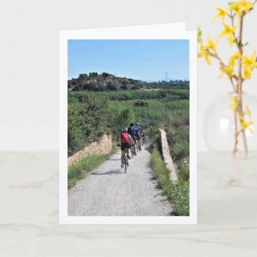 Vilamarxant Wielrenner Portret, Valencia, Spaans Kaart (Gele Bloem)