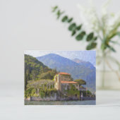 Villa Balbianello, carte postale du lac de Côme (Debout devant)