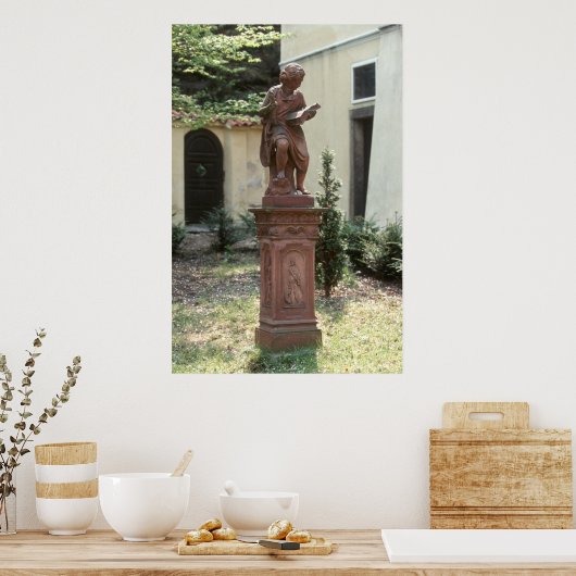 Villa Bertramka-Mozart-Prague Poster (Keuken)