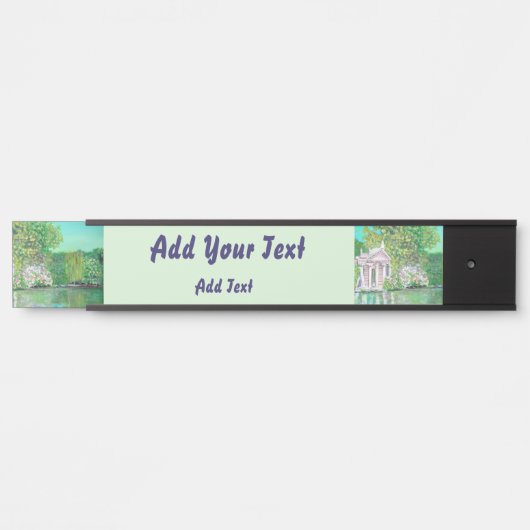 Villa Borghese - plaque d'identification (Devant)