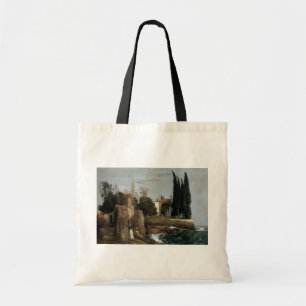 Villa By The Sea door Arnold Bocklin, Symbolisme K Tote Bag