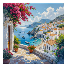 Villa By The Sea Perfect Poster