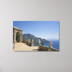 Villa Cimbrone, Ravello, Campania, Italië Canvas Afdruk