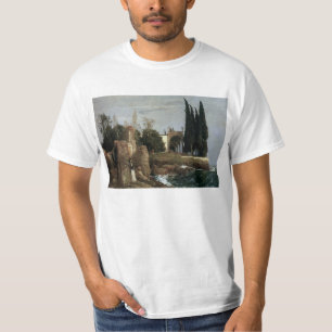Villa door het Zee van Arnold Bocklin, symbolistis T-shirt