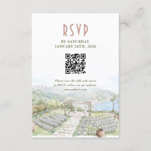 Villa Eva Ravello Trouw RSVP Kaart met QR Code