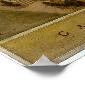 Villa Gamberaia, Settignano door Maxfield Parrish Poster (Hoek)