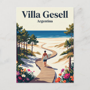 Villa Gesell Argentinië Briefkaart
