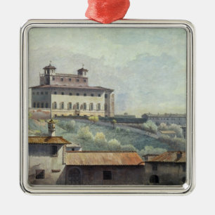 Villa Medici, Rome, c.1776 (olie op papier) Metalen Ornament