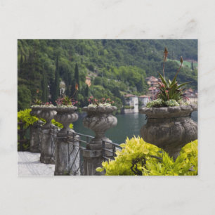 Villa Monastero, tuinen en lakefront, Varenna Briefkaart