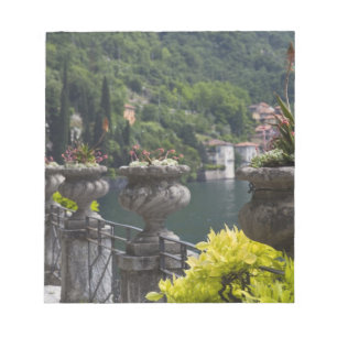 Villa Monastero, tuinen en meerpromenade, Varenna, Notitieblok