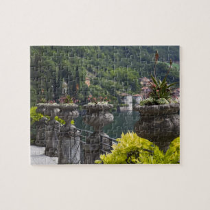 Villa Monastero, tuinen en meerzijde, Varenna, Legpuzzel