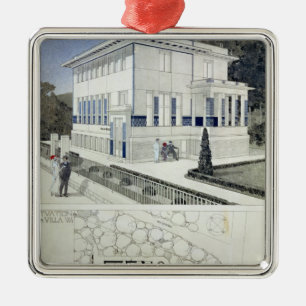 Villa Wagner, Wenen Metalen Ornament