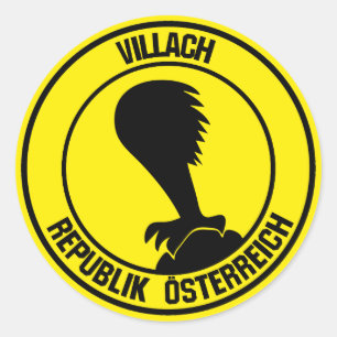 Villach Round Emblem Ronde Sticker