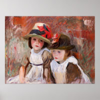 Village Children, célèbre oeuvre d'art, Poster